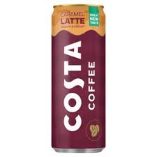 Costa Coffee Caramel Latte Cans 250ml 12ct (UK) (Shipping Extra, Click for Details)