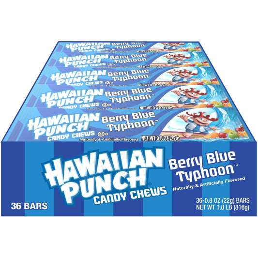 Hawaiian Punch Chews Berry Blue Typhoon 0.8oz 36ct