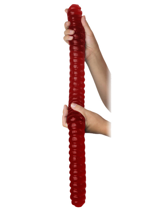 World's Largest Gummy Worm Cherry Art Bag 26 Inches 2lb 1ct