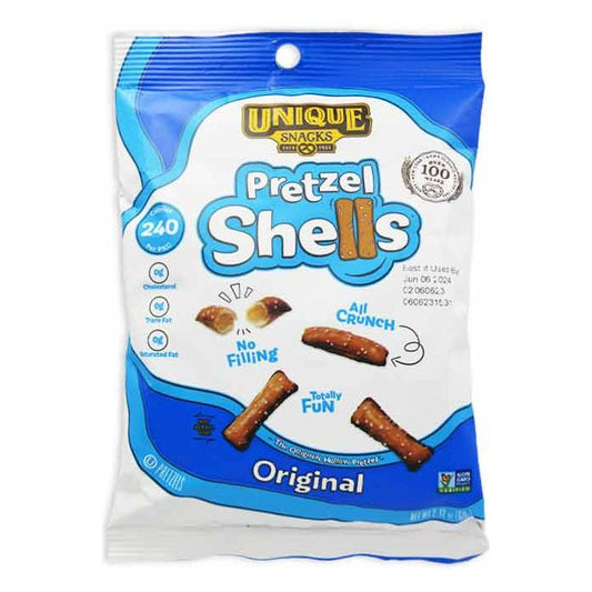 Unique Snacks Pretzels Original Shells 2.12oz 24ct