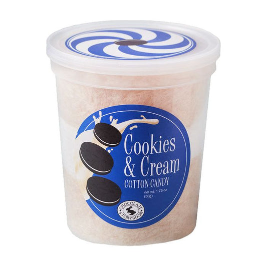 CSB Gourmet Cotton Candy - Cookies & Cream 1.75oz 12ct