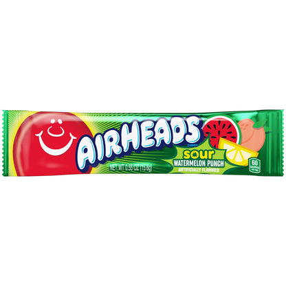 Airheads Singles Sour Watermelon Punch 0.55oz 36ct