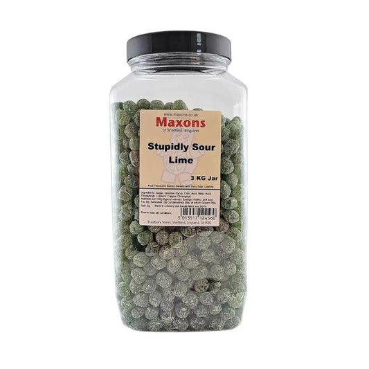 Maxon's Stupidly Sour Lime Jar 3KG (UK)