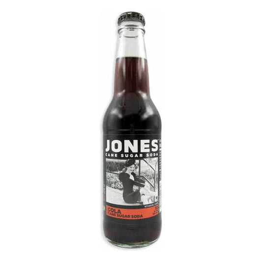 Jone's Soda Pure Cane Sugar Cola 12oz 12ct (Pallet Shipping Only) (Shipping Extra, Click for Details)