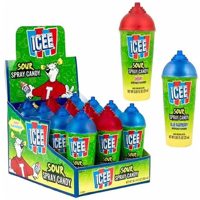 KoKo's Sour Spray Candy Icee .85oz 12ct