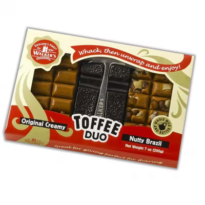 Walker's Nonsuch Toffee Duo Hammer Pack 200g 12ct (UK)