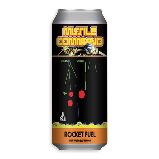 Rocket Fizz Cans Missile Command Rocket Fuel Blue Raspberry 16oz 24ct (Shipping Extra, Click for Details)