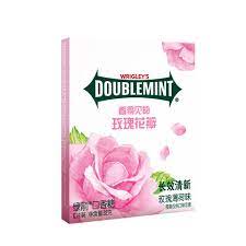 Doublemint Chewing Gum Rose & Peppermint 32g 10ct (China)