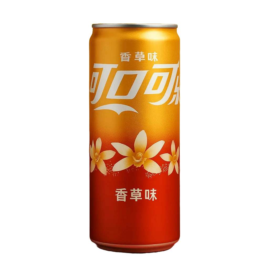 Coca Cola Vanilla Can 330ml 12ct (China) (Shipping Extra, Click for Details)