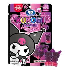Amos KUROMI 4D Fruit Juice Fudge Grape Soda Flavor 60g 8ct (China)
