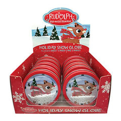 Boston America Rudolph Holiday Snow Globe 12ct