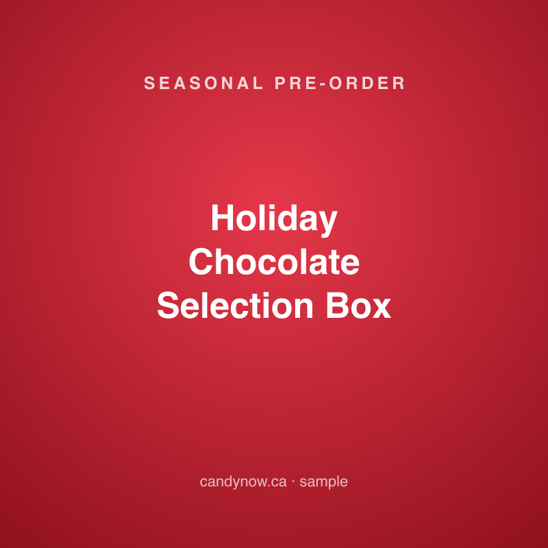Holiday Chocolate Selection Box (sample pre-order)