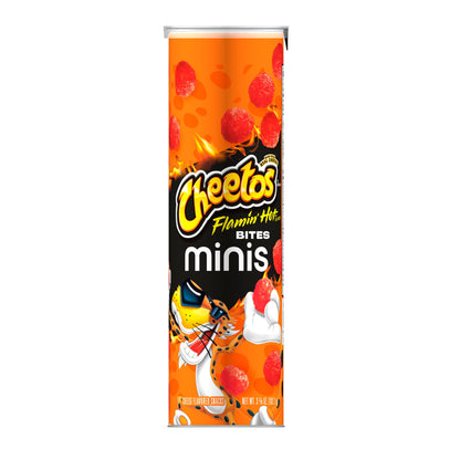 Cheetos Minis Flamin' Hot Take Home Canisters 3.625oz 12ct