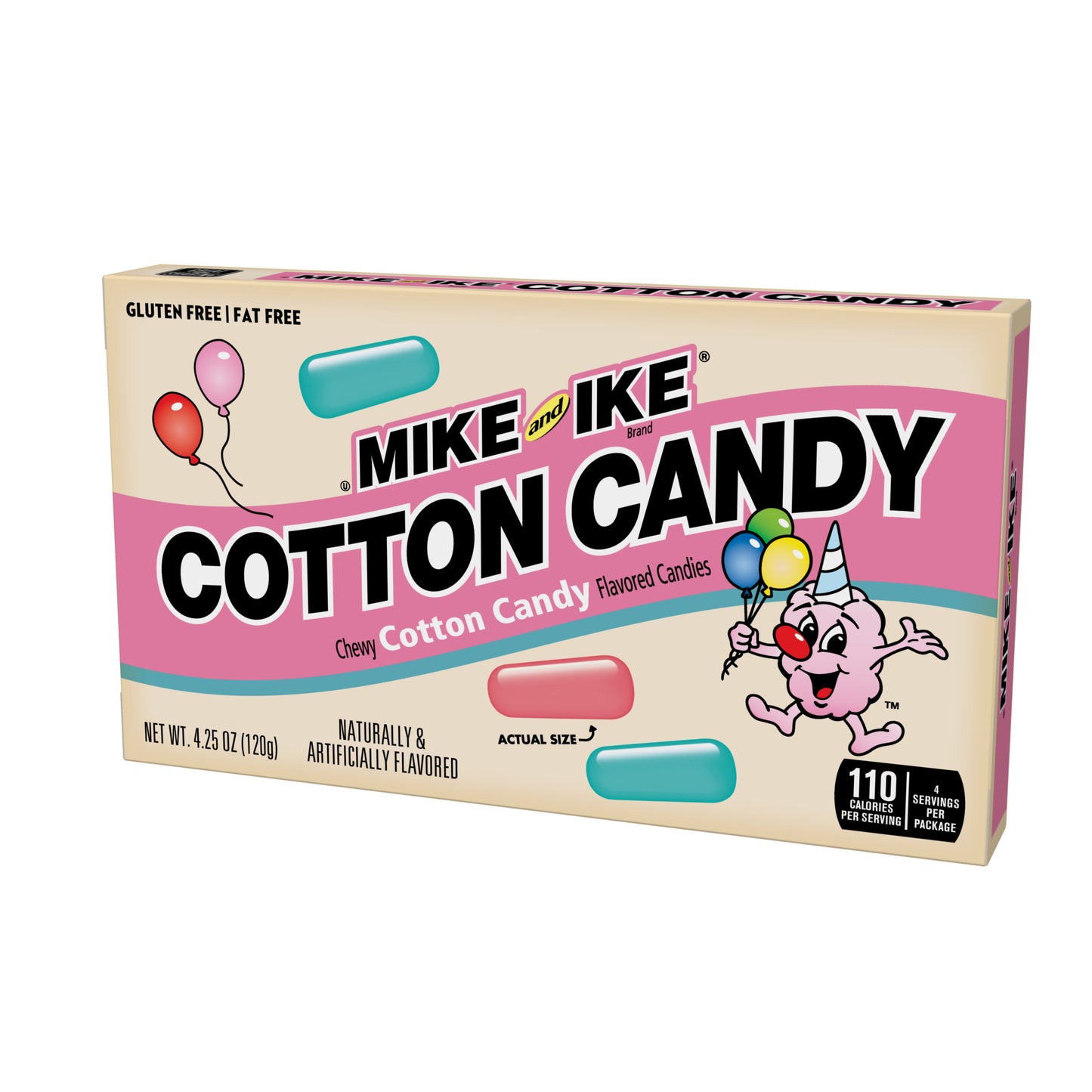 Mike & Ike Theater Box Cotton Candy 4.25oz 12ct
