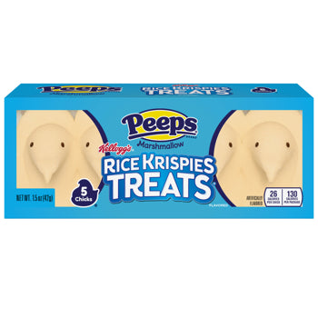 Peeps Chicks Rice Krispies 5pcs 1.5oz 24ct