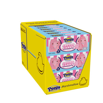 Peeps Chicks Cotton Candy 5pcs 1.5oz 24ct