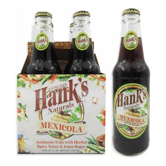 Hank's Naturals Mexicola 6x4PK Glass Bottle 12oz 24ct (Pallet Shipping Only) (Shipping Extra, Click for Details)
