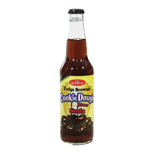 Cookie Dough Fudge Brownie Soda Glass Bottle 12oz 24ct (Pallet Shipping Only) (Shipping Extra, Click for Details)