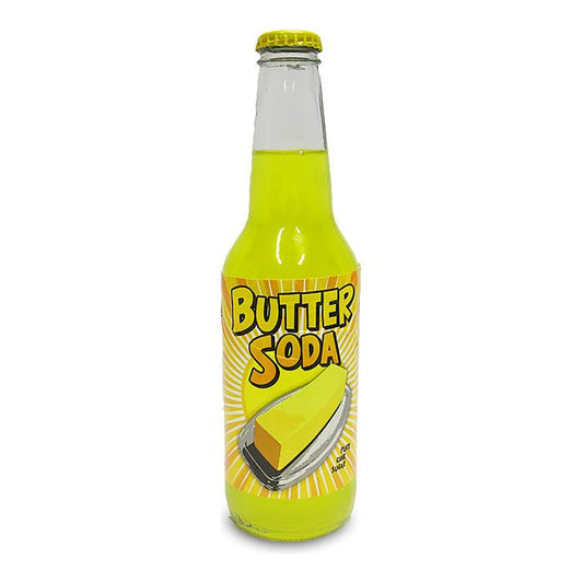 Butter Soda Glass Bottle 12oz 24ct (Pallet Shipping Only) (Shipping Extra, Click for Details)