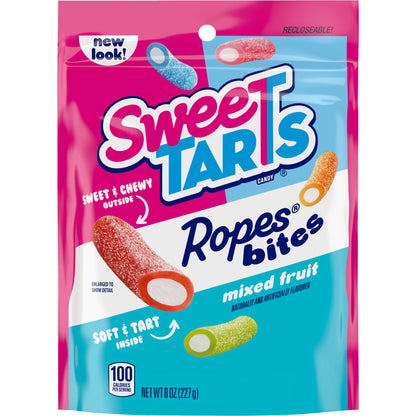 Sweetarts Ropes Bites Stand Up Bag 8oz 8ct