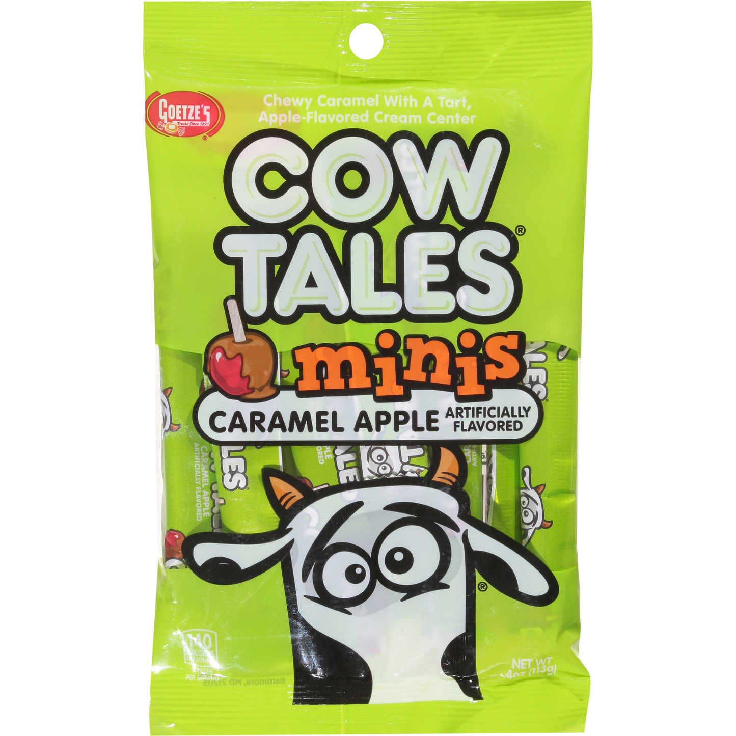 Goetze's Cow Tales Caramel Apple Minis 4oz 9ct