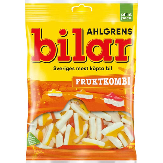 Ahlgrens Bilar Race Cars - Fruktkombi 125g 36ct (Sweden)