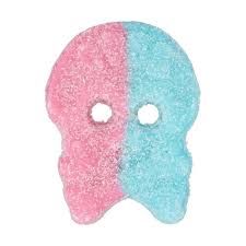 Bubs Giant Dizzy Sour Bubble Gum Skulls 2.6kg - Vegan (Sweden) [LIMIT 3 PER CUSTOMER]