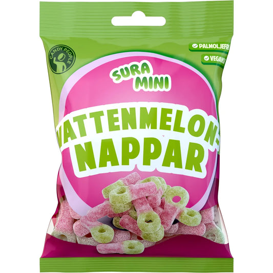 Candy People Sour Watermelon Pacifiers 70g 18ct (Sweden)