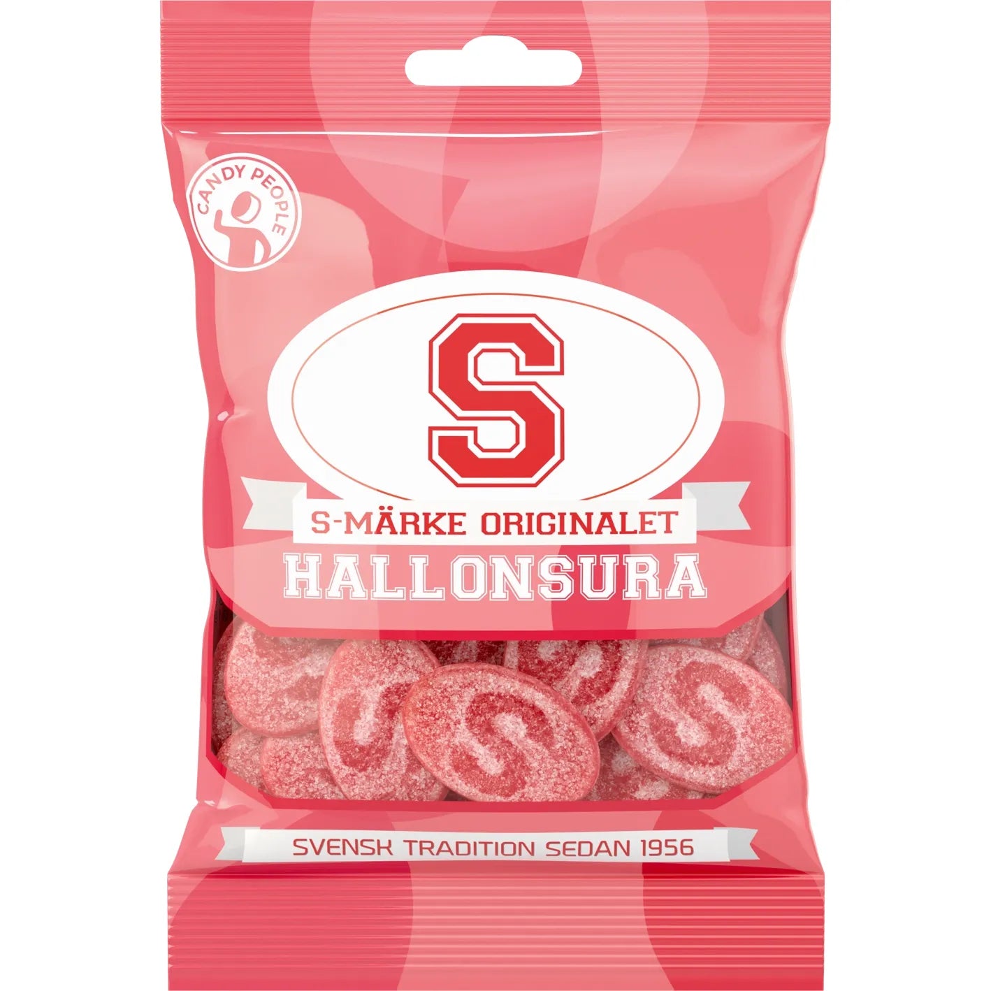 S-Märke Sour Raspberry 80g 18ct (Sweden)