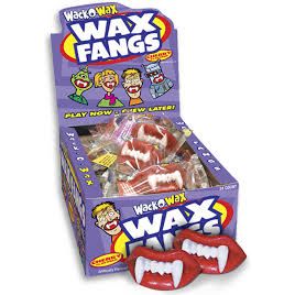 Charms Wack-O-Wax  Wax Fangs 24ct