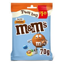 M&M's Salted Caramel Treat Bag 70g 16ct (UK)