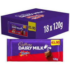 Cadbury Dairy Milk Daim 120g 18ct (UK)