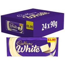 Cadbury White 90g 24ct (UK)