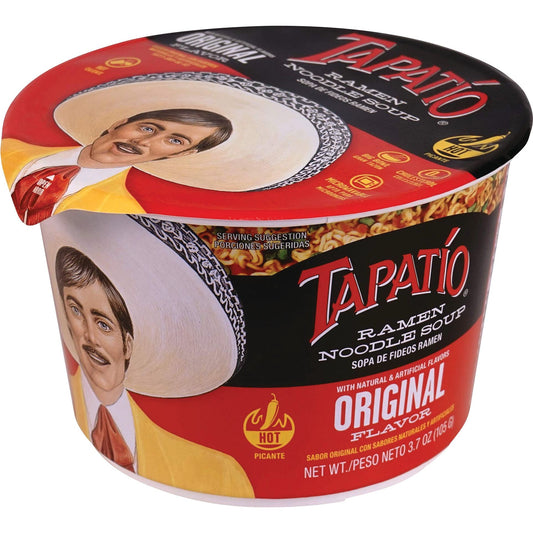 Tapatio Ramen Noodle Soup Bowl Original Flavor 3.8oz 6ct