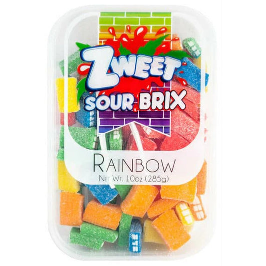 Zweet Sour Brix Rainbow Tray (Halal & Kosher Certified) 10oz - 285g 6ct