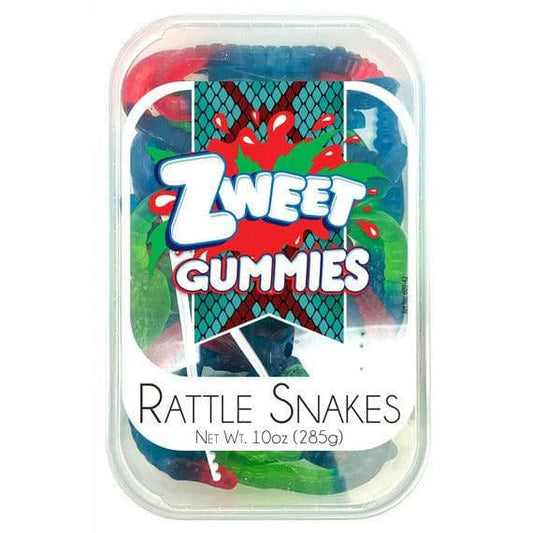 Zweet Gummy Rattle Snakes Tray (Halal & Kosher Certified) 10oz - 285g 6ct