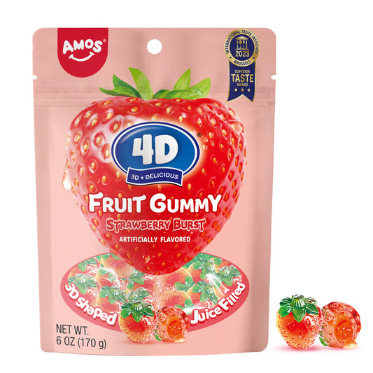 Amos 4D Strawberry Burst Peg Bag 6oz 12ct