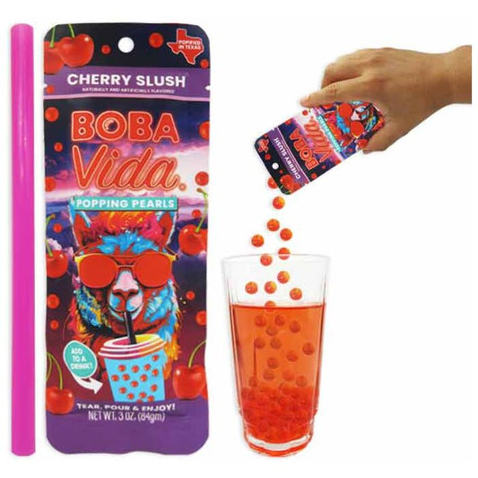 Bobavida Popping Boba Cherry Slush 3oz 10ct