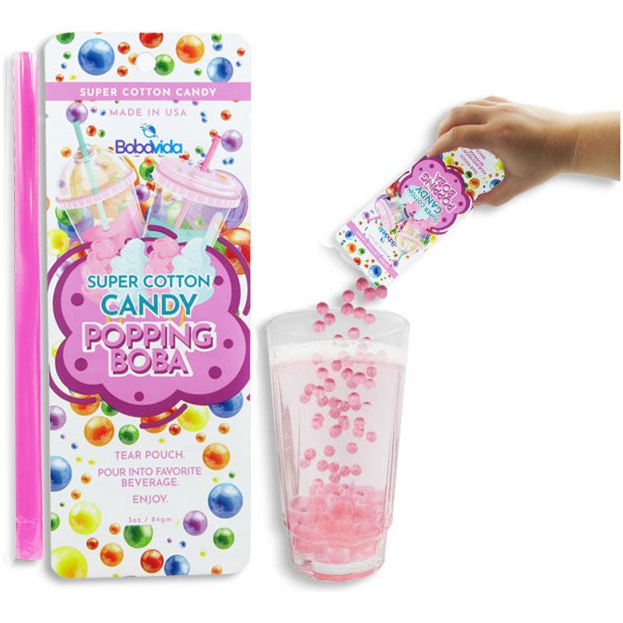 Bobavida Popping Boba Cotton Candy 3oz 10ct