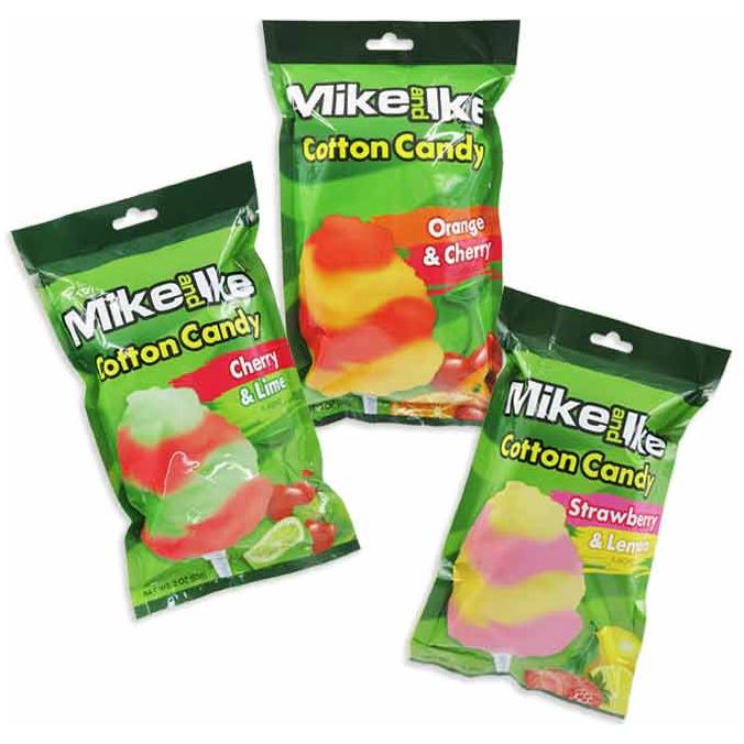 Mike & Ike Cotton Candy Assorted Flavors 3oz 12ct