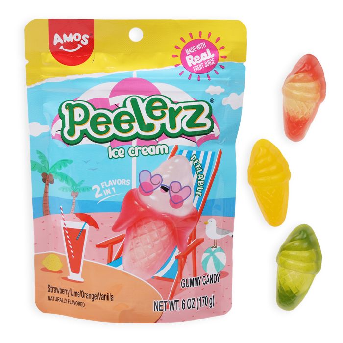 Amos Peelerz Ice Cream 6oz 12ct