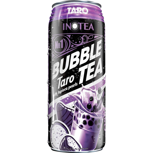 Inotea Bubble Tea Taro 16.6oz (390ml) 12ct (Shipping Extra, Click for Details)