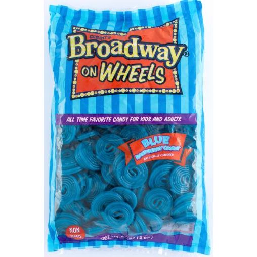 Gerrit Broadway Blue Raspberry Wheels Bulk 4.4lb 1ct