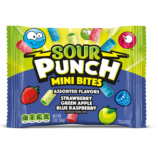 Sour Punch Assorted Mini Bites 2oz 18ct