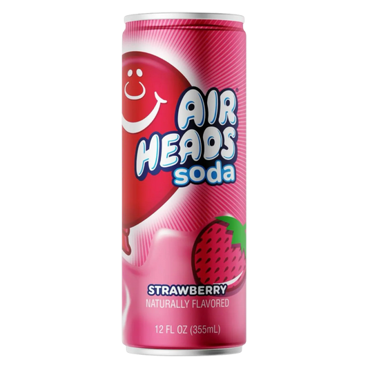 Airheads Strawberry Soda 12oz 355ml 12ct (Shipping Extra, Click for Details)