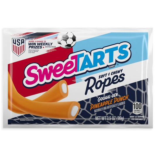 Sweetart Ropes Share Size Gooaal-Den Pineapple 3.5oz 12ct
