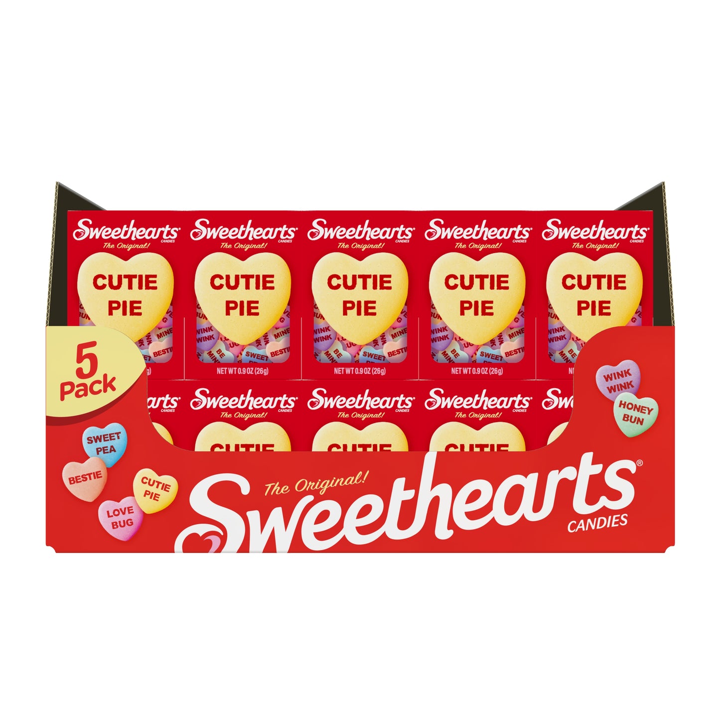 Sweethearts .9oz 5-Pack 4.5oz 28ct