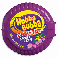 Hubba Bubba Tape Groovy Grape 56g 12ct (Australia)