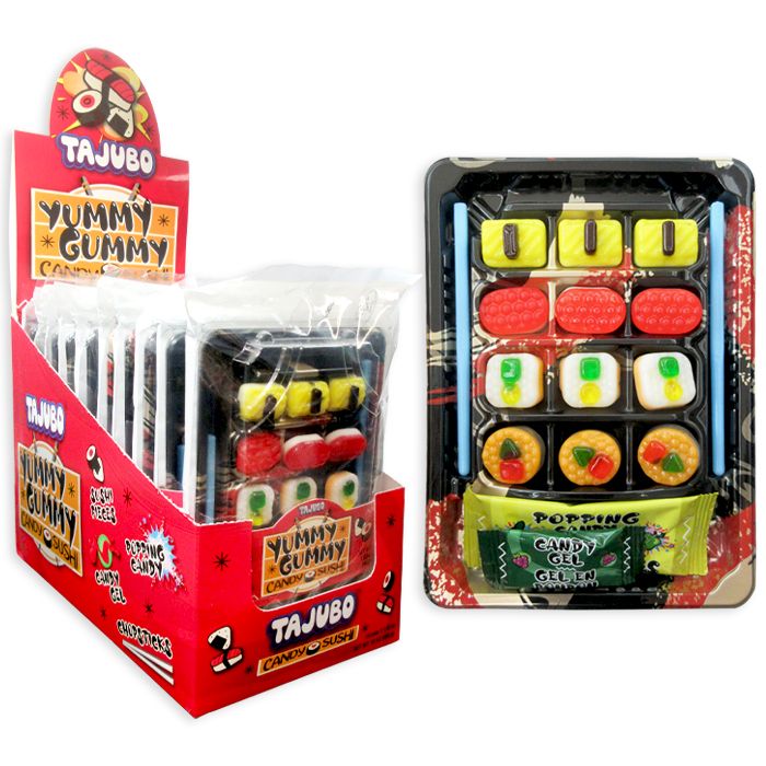 Tajubo Sushi Gummy Display 1.62oz 10ct