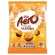 AERO BUBBLES ORANGE POUCH 70G 12ct (UK)